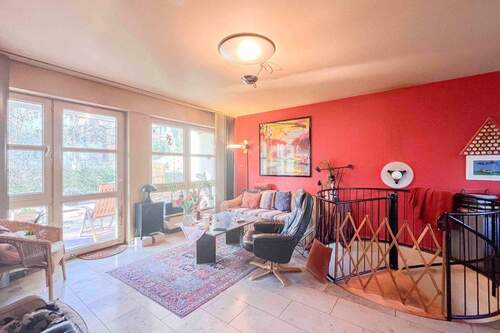 Wohnzimmer - 2 Zimmer Etagenwohnung zum Kaufen in Berlin