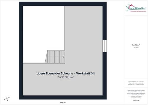 obere Ebene der Scheune - 