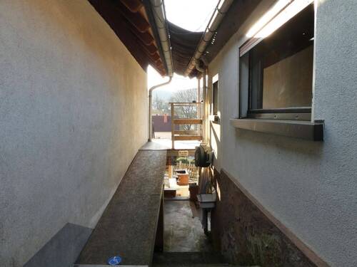 Außenzugang zum Keller und Garten - 