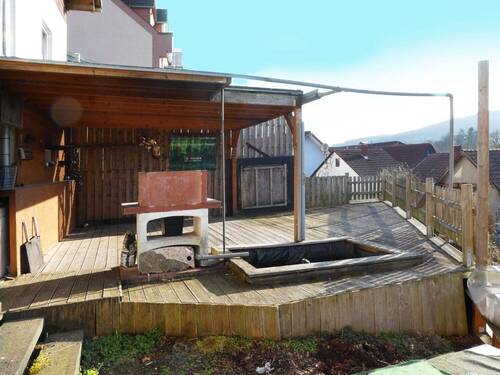 Blick zur Terrasse - 