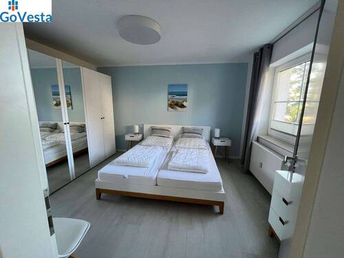 Schlafzimmer Blick von vorne in den Raum - 