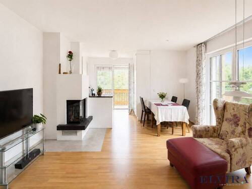 Wohn-/Esszimmer - 2 Zimmer Etagenwohnung zum Kaufen in Bad Wiessee