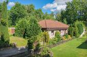 Winkelbungalow mit Kamin & Garage am Flüggenhofsee - Winkelbungalow - Idylle mit Kamin & Garage am Flüggenhofsee**