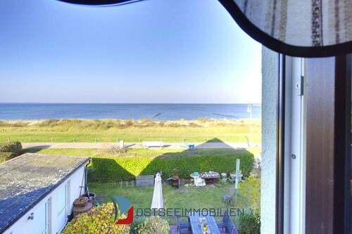 DG Arbeiten - Aussicht Bild 1 - Direkter Ostseeblick - unverbaubar, EFH mit 2 FE-Wohnungen, Teilkeller, PkW-Stellplätze