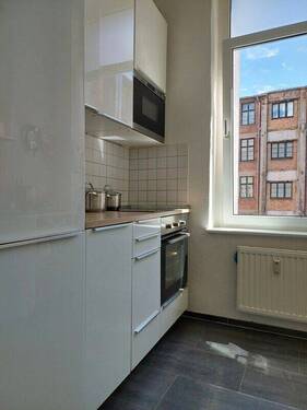 Einbauküche - 3 Zimmer Etagenwohnung in Schwerin
