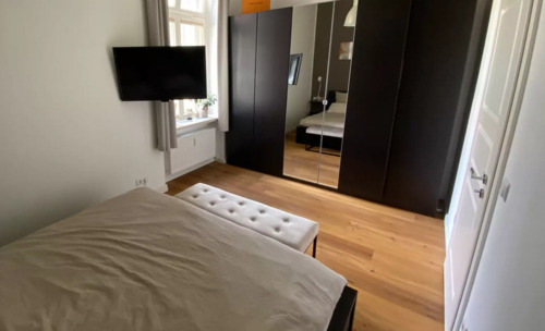Schlafzimmer - Etagenwohnung mit 54,50 m&sup2; in Berlin zum Kaufen