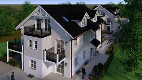 Fassade - MGF-Group: 3-Zimmerwohnung 3 Balkone und einer Wohn-Nutzfläche von 79,39 m² - WHG 05.