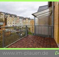 Balkon - Badewanne - Dusche - Tageslichtbad | 2-Zimmer-Wohnung Plauen Syratal