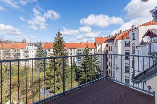 Balkon mit Ausblick - 3 Zimmer Etagenwohnung in Plauen