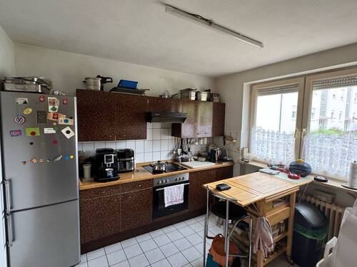 Blick in die Küche - 