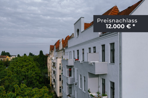 Außenansicht - Preisnachlass sichern: Vermietete 2-Zimmerwohnung mit liebevollen Altbaudetails im Kultkiez Wedding