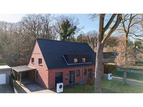 Vorderansicht Doppelhaus - 4 Zimmer Doppelhaushälfte zum Kaufen in Groß Kummerfeld