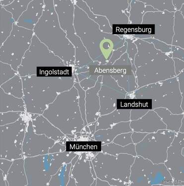 Lage Stadt Abensberg - 