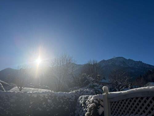 Ausblick - 2 Zimmer Terrassenwohnung zum Kaufen in Bayerisch Gmain