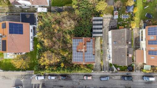 Vogelperspektive - MGF Group - Entwicklungsgrundstück nach §34 für MFHDHHEFH in attraktiver Lage Augsburg - Hochzoll!