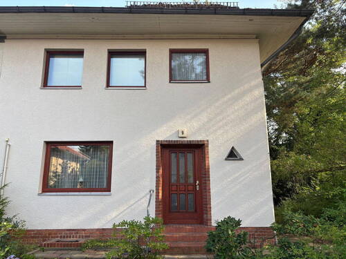 Frontalansicht Haus - Doppelhaushälfte in Berlin Steglitz-Zehlendorf - Verkauf von Privat