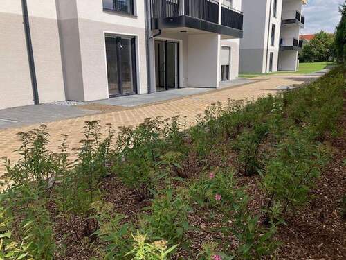 Hausansicht Balkone - 2 Zimmer Etagenwohnung in Schloß Holte-Stukenbrock