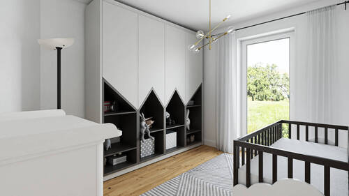 Kinderzimmer Wohnung 2 im Gebäude 2 - 