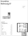 Grundriss - 2 Zimmer Etagenwohnung in Offenbach am Main