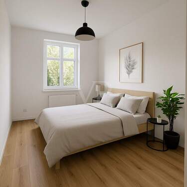 Einrichtungsbeispiel Schlafzimmer - 