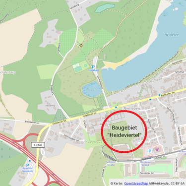 Umgebungsplan Heideviertel - 