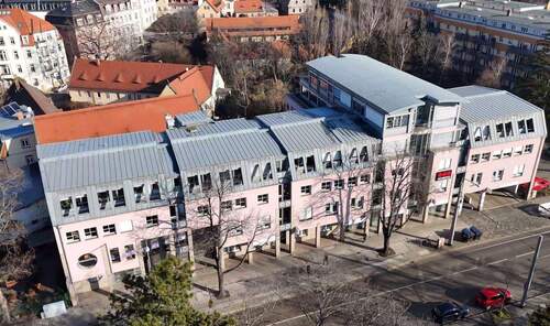 Luftbild Geböude - Attraktives Gewerbeensemble in Dresden-Strehlen - Vorder- & Hinterhaus mit Tiefgarage