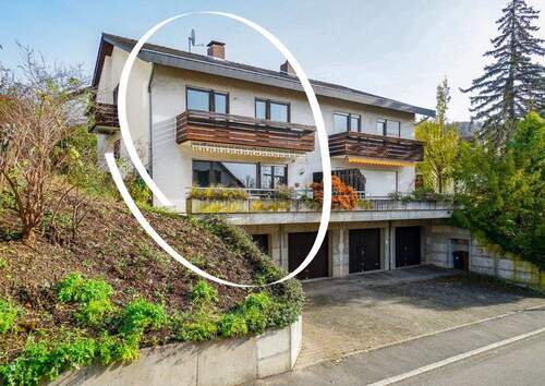 Hausansicht von Westen - 6 Zimmer Doppelhaushälfte in Weinheim / Hohensachsen