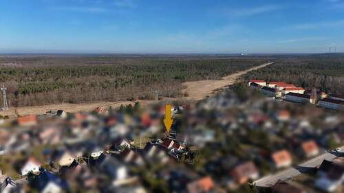 Drohnenaufnahme - 4 Zimmer Einfamilienhaus zum Kaufen in Muldestausee