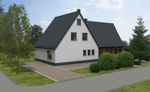 Vorschlag Außenansicht - 4 Zimmer Doppelhaushälfte zum Kaufen in Zingst