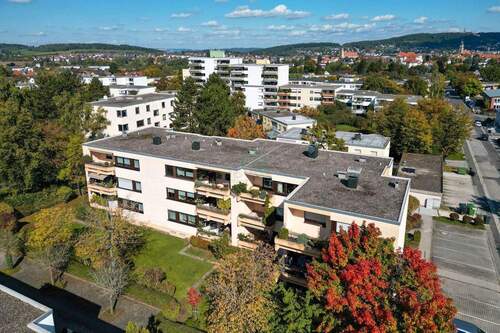Luftbild - 4 Zimmer Etagenwohnung in Amberg