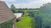 Gartenansicht vom Balkon Dachgeschoss - 