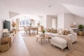 Wohnbereich (Einrichtungsbesipiel) - 4 Zimmer Etagenwohnung in Gladbeck