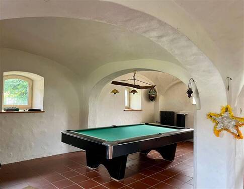 Wohnzimmer mit böhmischem Gewölbe - 