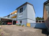 Rückansicht mit Lage Hobbyraum - Etagenwohnung mit 100,00 m&sup2; in Marxzell zum Kaufen