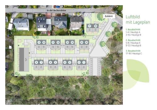 Lageplan mit Luftbild Green Home - 