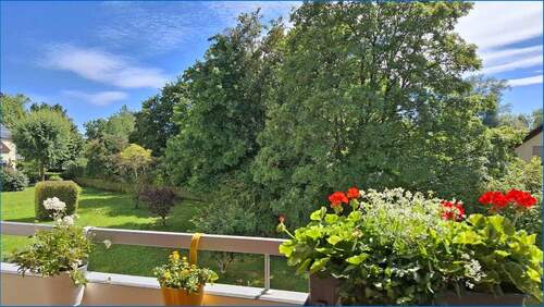 Balkon Aussicht - 3 Zimmer Etagenwohnung in Radolfzell am Bodensee