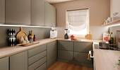 Küche mit Fenster - 4 Zimmer Etagenwohnung zum Kaufen in Berlin