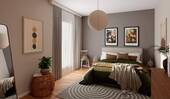 Großes Schlafzimmer mit Zugang zur Dachterrasse - 4 Zimmer Etagenwohnung in Berlin
