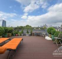 Wohnerlebnis mit sensationeller Dachterrasse und Panoramablick über die ganze Stadt - Frankfurt am Main Ostend