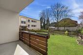 Balkon mit Gartenzugang - 
