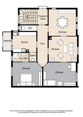 1. Obergeschoss - 4 Zimmer Etagenwohnung zum Kaufen in Ludwigsburg