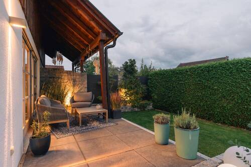 Terrasse - 5 Zimmer Doppelhaushälfte zum Kaufen in Wielenbach