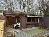 Gartenhaus mit überdachter Terrasse - 