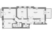 Grundriss - 4 Zimmer Etagenwohnung zur Miete in Dresden