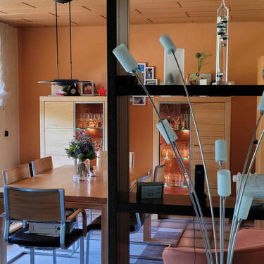 Essbereich mit Raumteiler - 