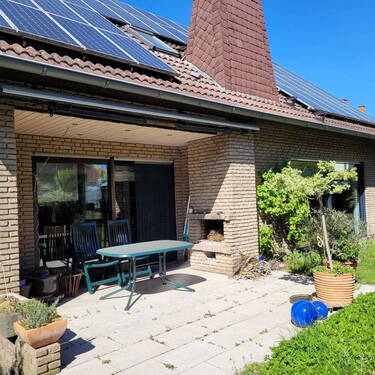 Terrasse mit Kamin - Einfamilienhaus mit 145,60 m&sup2; in Werl zum Kaufen