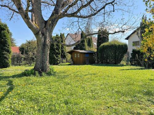 Garten Richtung Norden - Familienfreundliche Doppelhaushälfte mit großem Garten und Entwicklungspotential