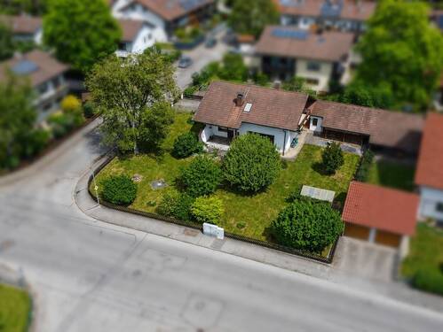 Vogelperspektive Bestand - Grundstück in Bruckmühl