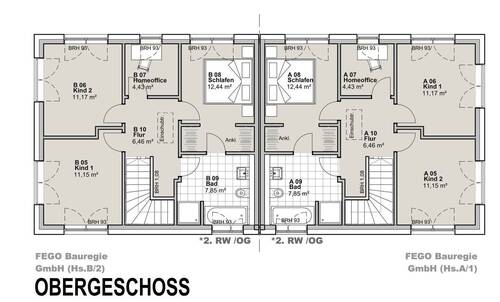 Obergeschoss - Doppelhaushälfte mit 112,00 m² in Hamburg zum Kaufen