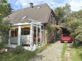 Bild 1 - PURNHAGEN-IMMOBILIEN - Gepflegte Doppelhaushälfte mit Carport in ruhiger Lage von Bremen - Farge